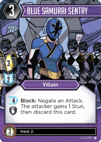 Blue Samurai Sentry