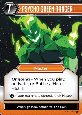 Psycho Green Ranger Master